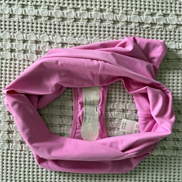 NEW Aerie Pink Crossover Bikini Bottom Size M - Picture 5 of 5